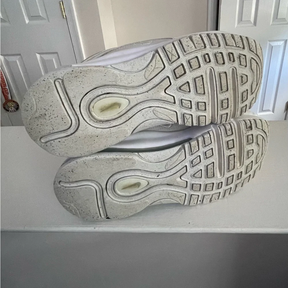 Size 13 pre school Nike air max 97 all white